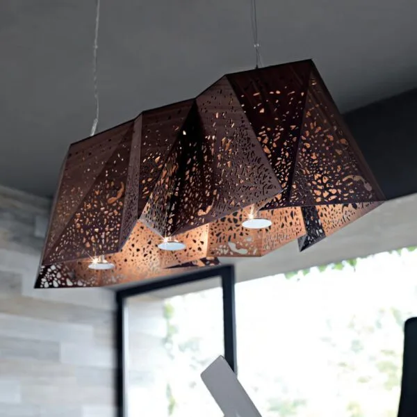 CH/PLYWOOD-CHANDELIER